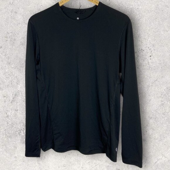 NEW Reigning Champ Long Sleeve Black Training Shirt Size Medium Crewneck Revolve - Picture 2 of 10